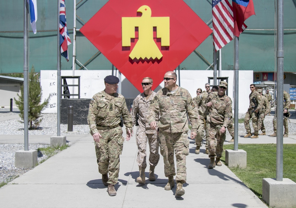 Resolute Support and Kabul Security Force intelligence officials talk improving Kabul security