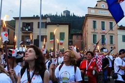 Out &amp; About - Torchlight walk in Solferino
