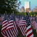 Flags honoring fallen heroes planted in Boston