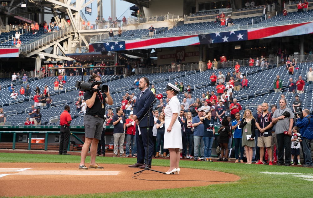 Women in the Military at Nationals Park