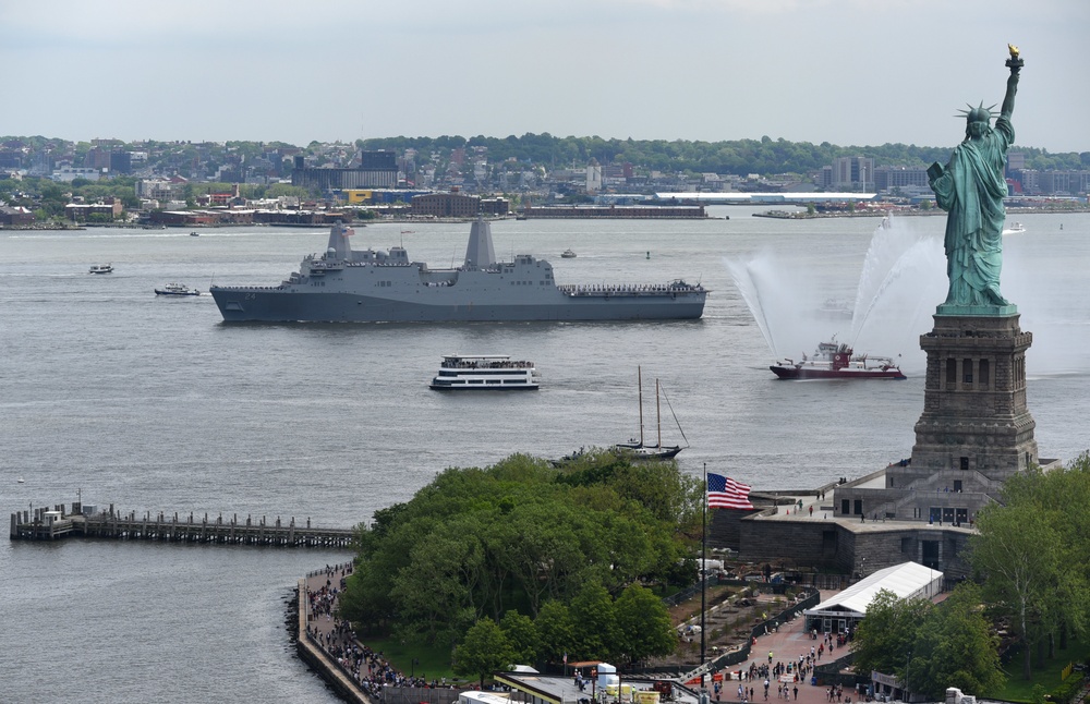 Fleet Week NYC Parade of Ships