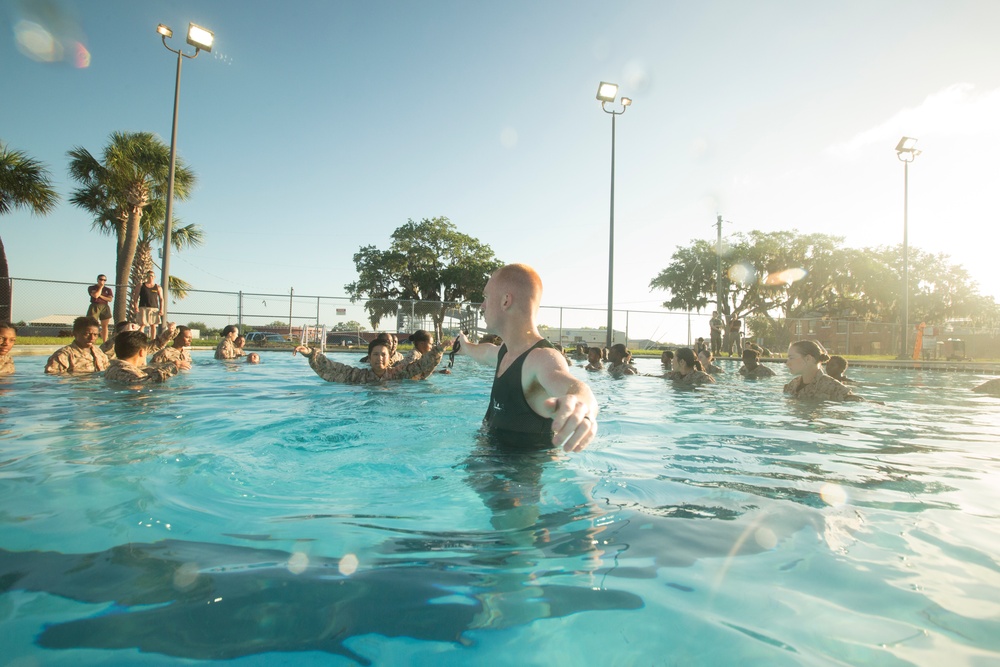 Alpha &amp; Oscar Company Swim Qualification