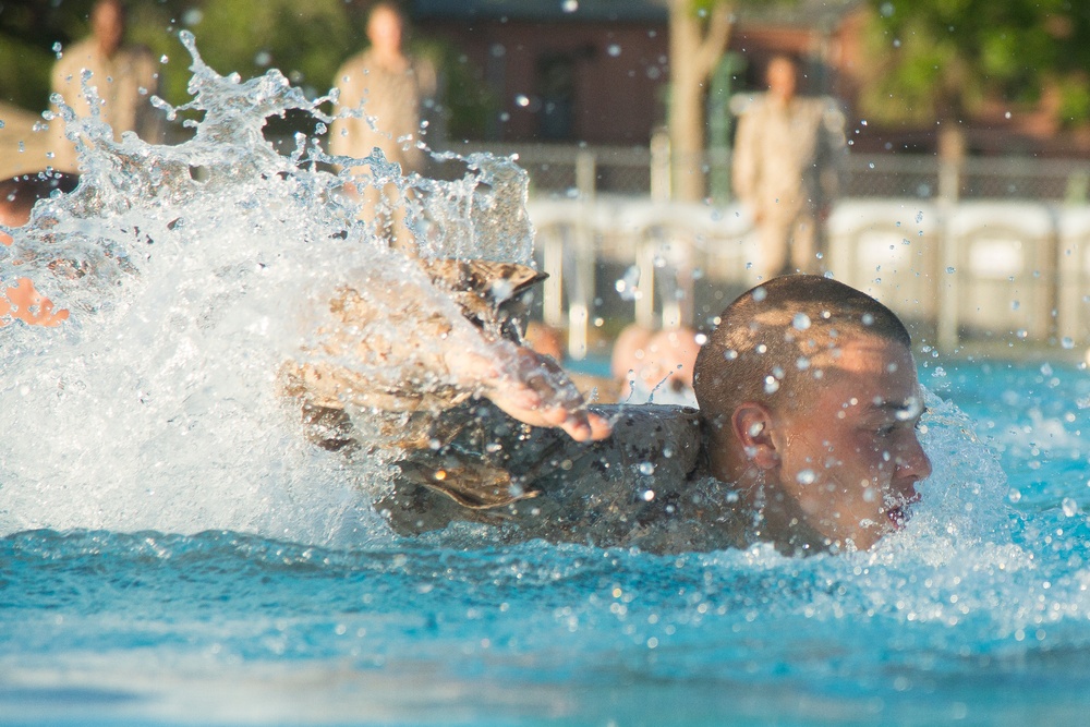 Alpha &amp; Oscar Company Swim Qualification