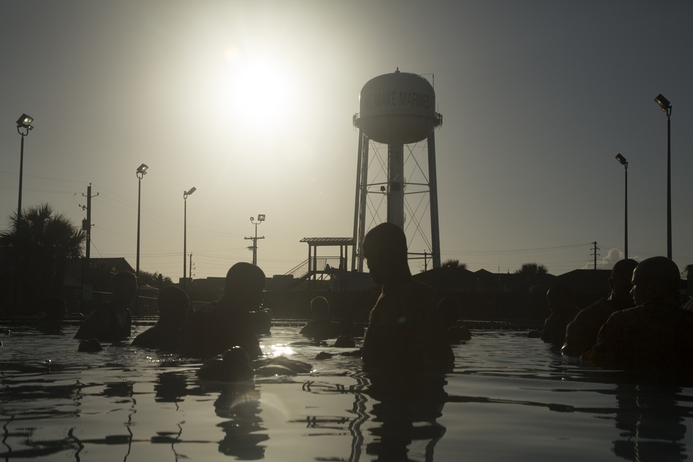 Alpha &amp; Oscar Company Swim Qualification