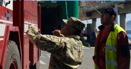 U.S. Army Africa G4 logistics in Spain