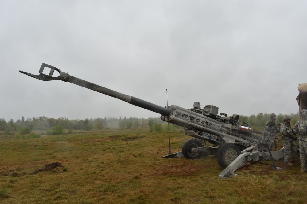 258th Field Artillery fires new howitze