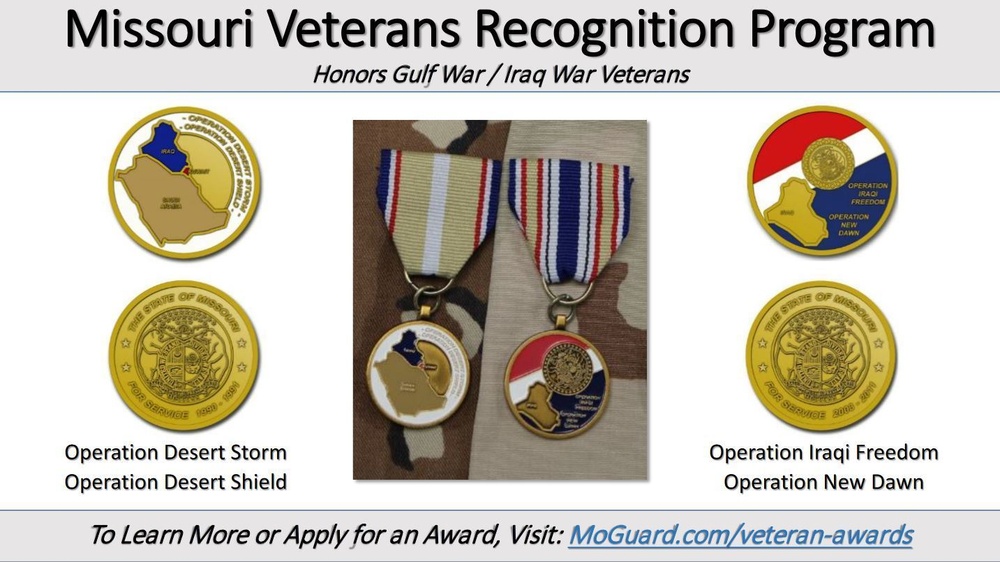Missouri Veterans Recognition Program expands to include Gulf War, Iraq