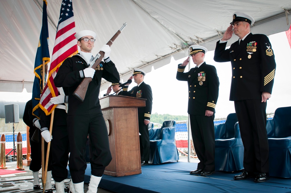 USS Sampson Change of Command