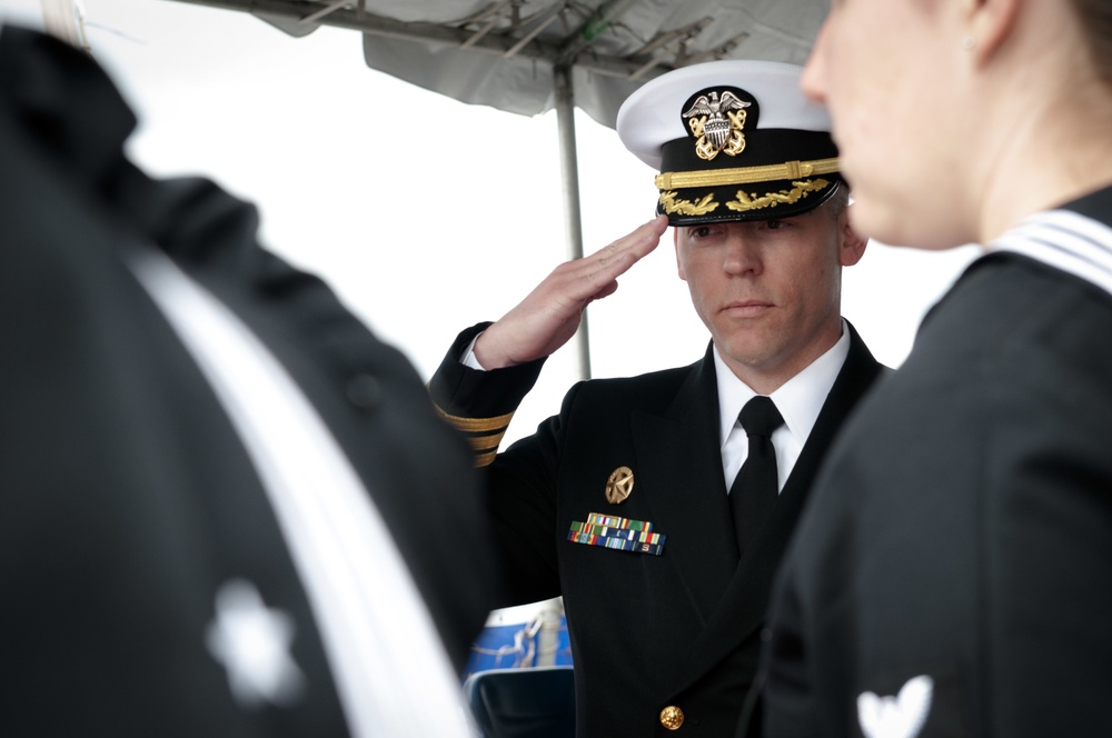 USS Sampson Change of Command
