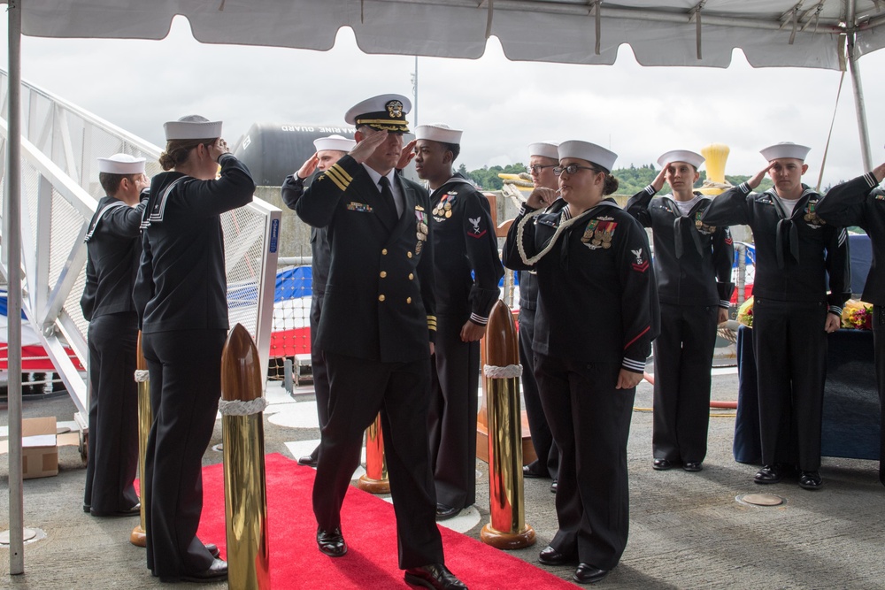 USS Sampson Change of Command