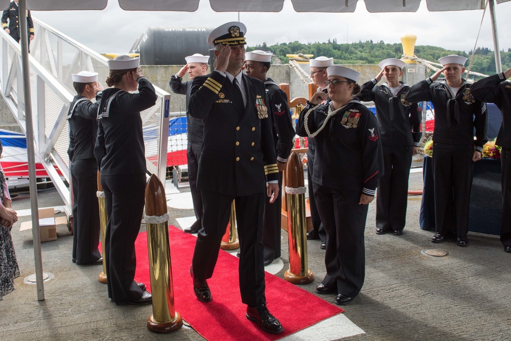 USS Sampson Change of Command