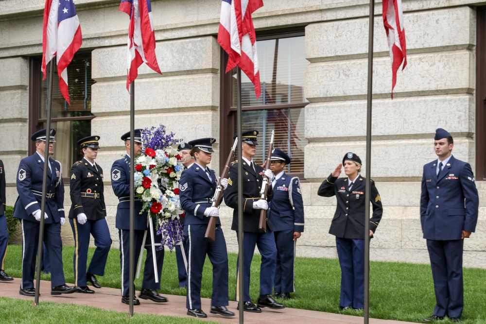 Governor's Wreath Laying ceremony honors fallen Ohio service members