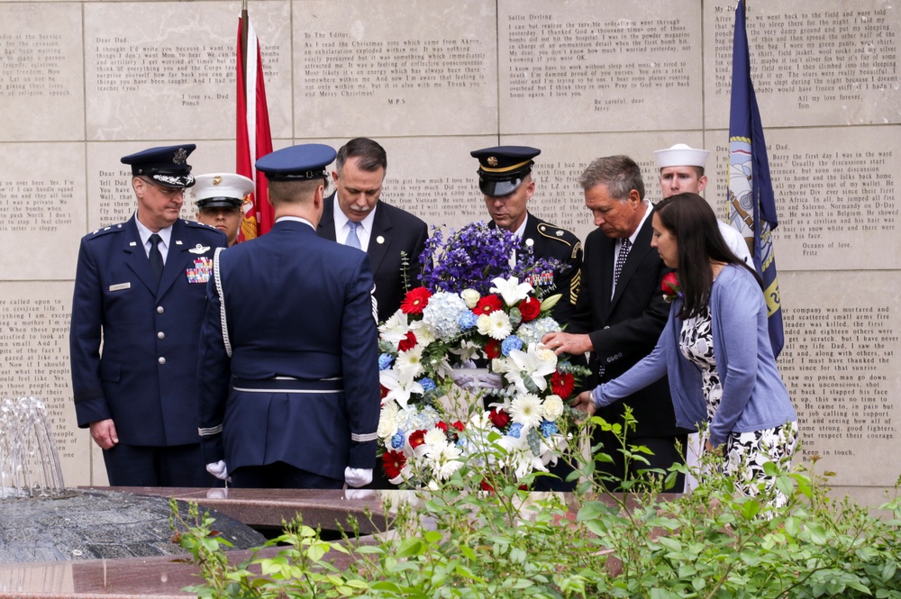 Governor's Wreath Laying ceremony honors fallen Ohio service members