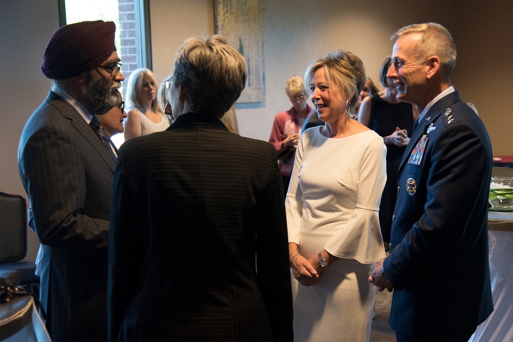 NORAD and NORTHCOM Change of Command Reception