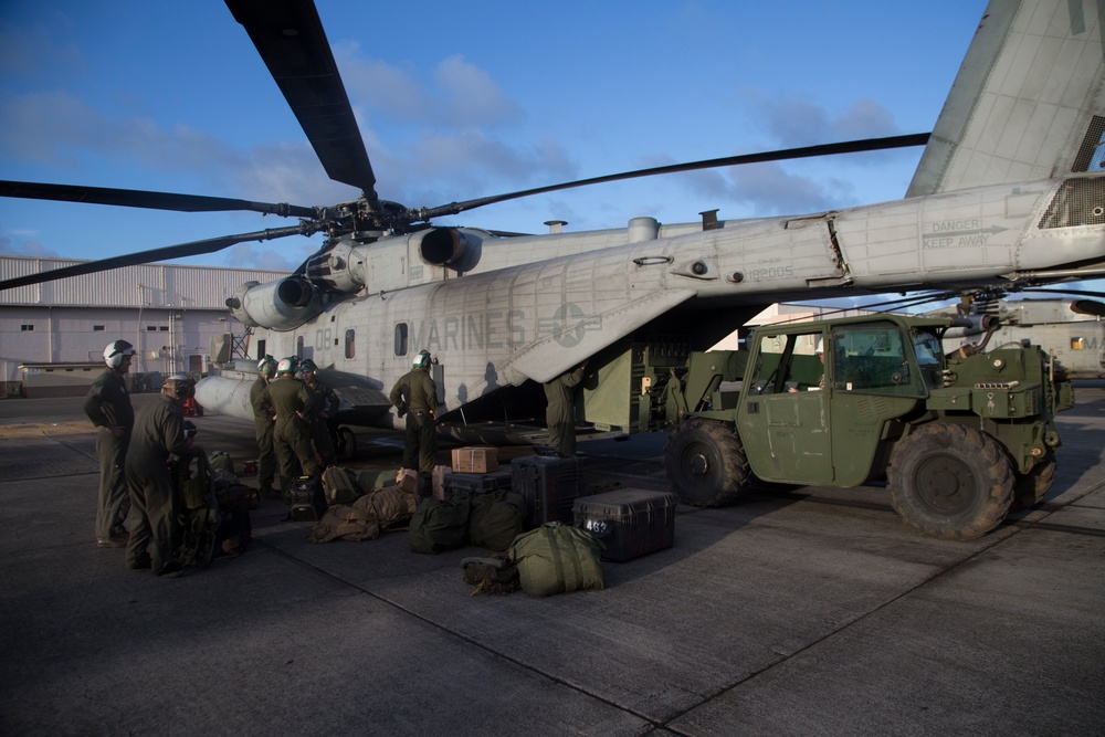 Marines travel to the Big Island for disaster relief