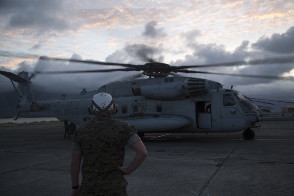 Marines travel to the Big Island for disaster relief