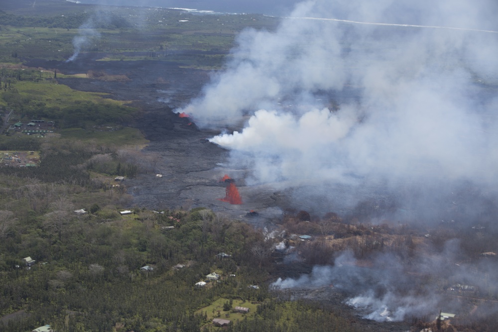 Marines travel to the Big Island for disaster relief