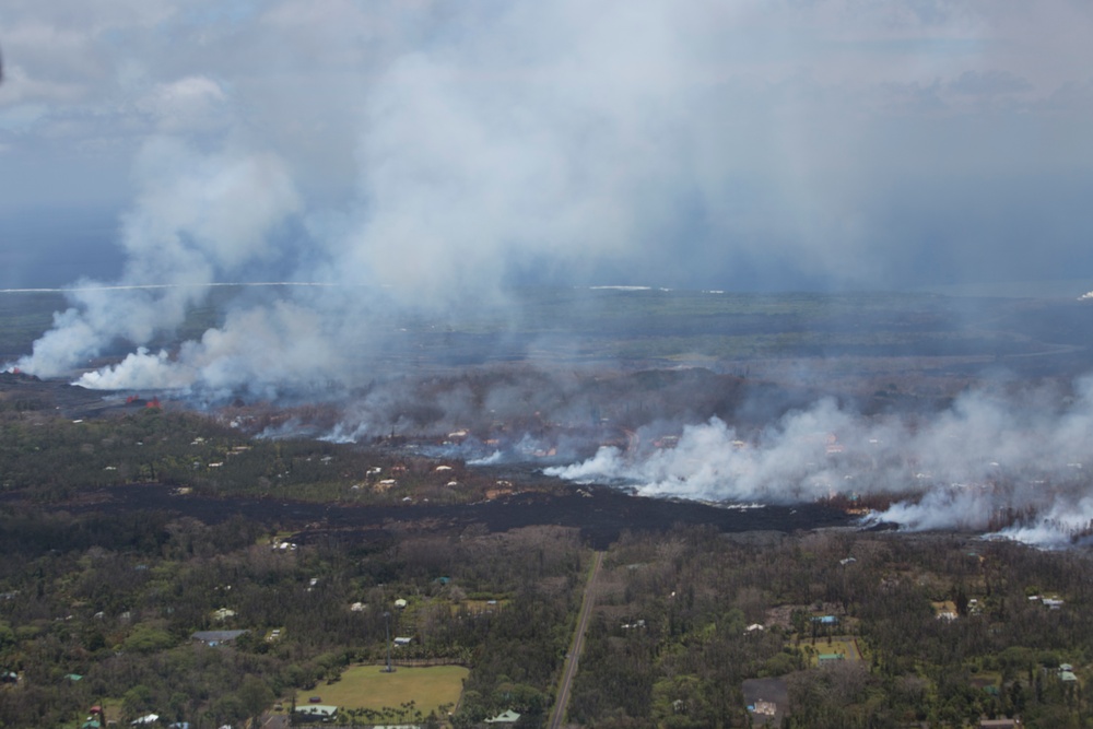 Marines travel to the Big Island for disaster relief