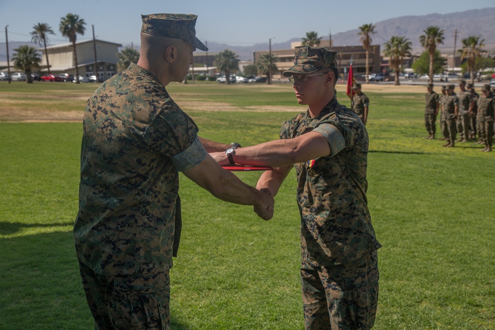 3rd LAR Marine awarded Navy and Marine Corps Medal