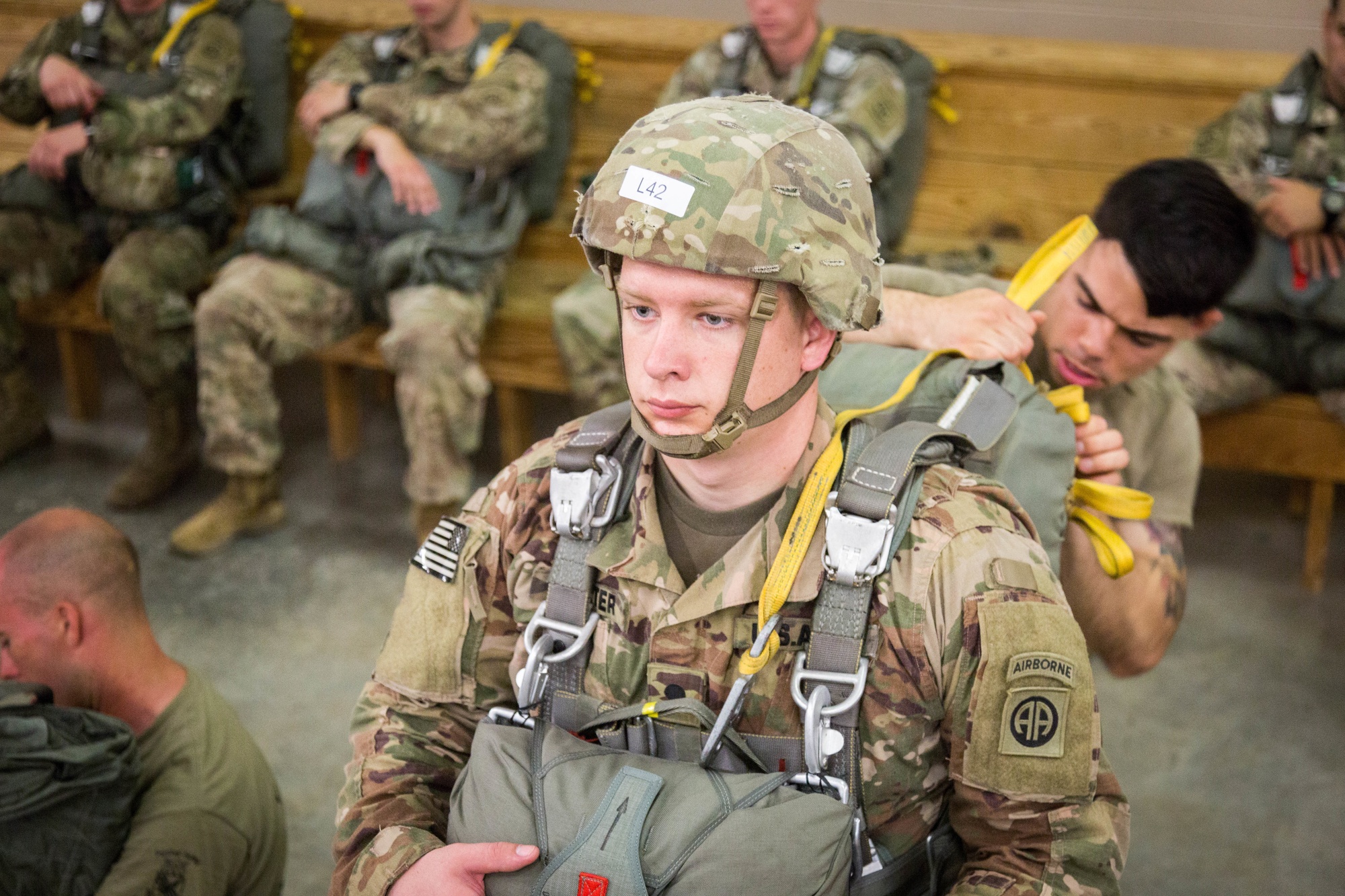US Army 82nd Airborne Division Veryhot - Machinegun