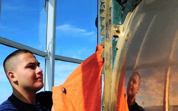 Members of Aids to Navigation Team Coos Bay engage in a myriad of tasks in May 2018