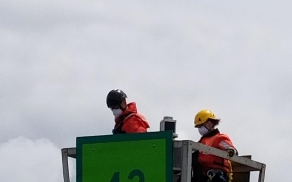 Members of Aids to Navigation Team Coos Bay engage in a myriad of tasks in May 2018