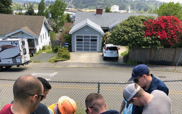 Members of Aids to Navigation Team Coos Bay engage in a myriad of tasks in May 2018