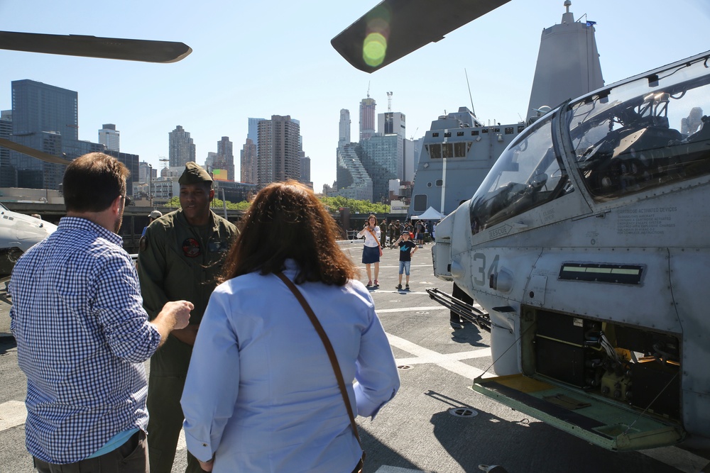 Welcome aboard: Service members host ship tour during Fleet Week New York