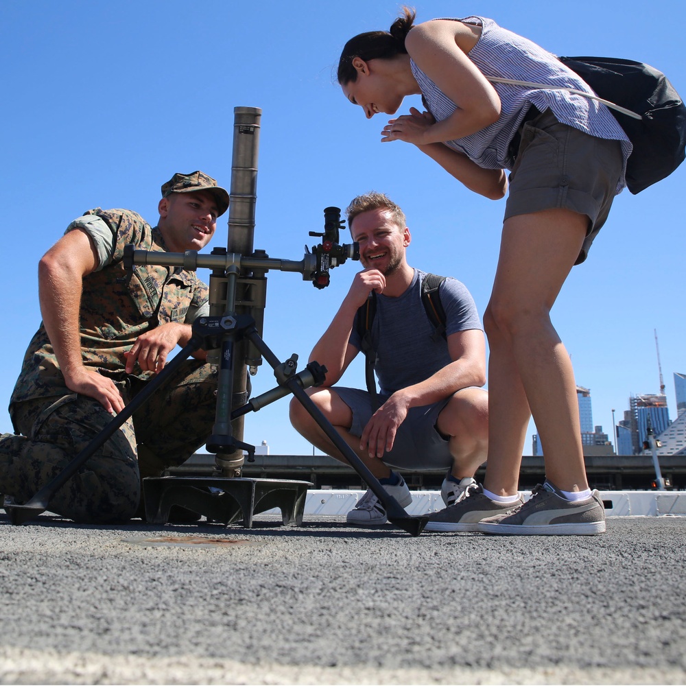 Welcome aboard: Service members host ship tour during Fleet Week New York