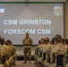 FORSCOM CSM Grinston visits Ft. Campbell