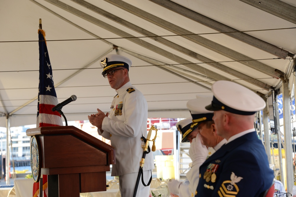Coast Guard Cutter Seneca conducts change-of-command