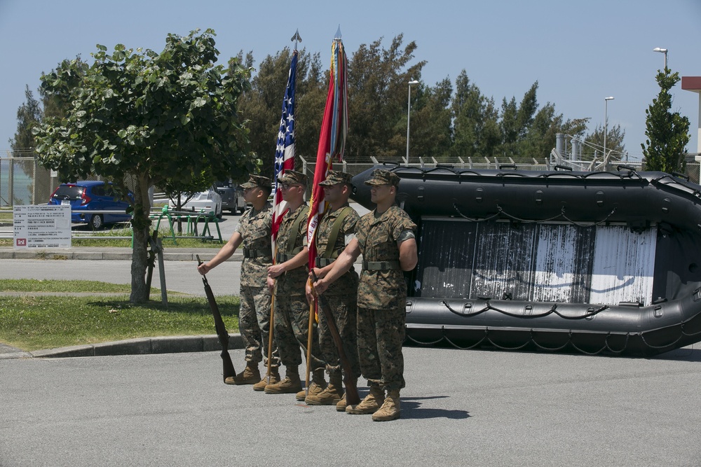 Change of Command Ceremony takes place on Camp Schwab
