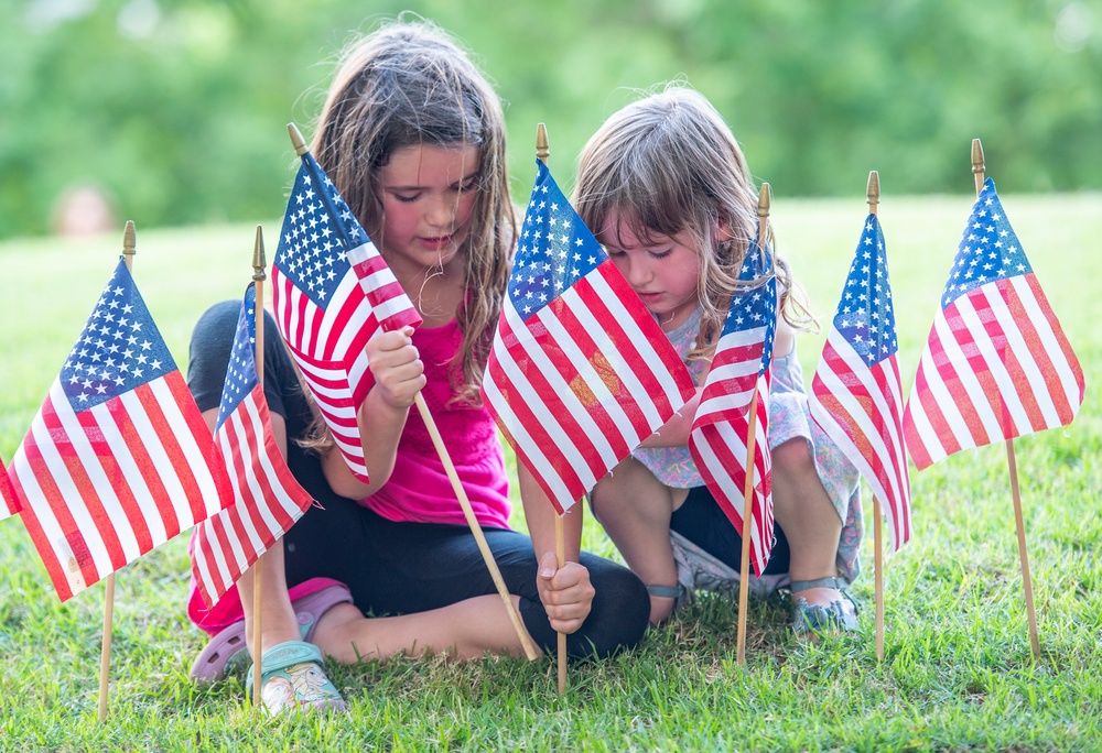 Little patriots on Memorial Day