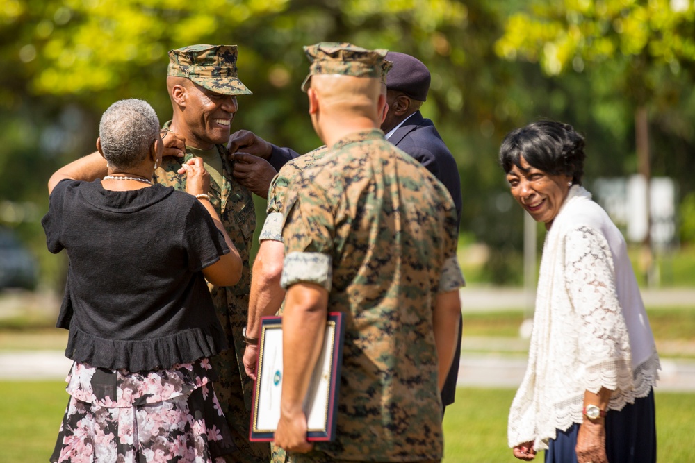 2nd MEB Commanding General Promotion, Relinquishment