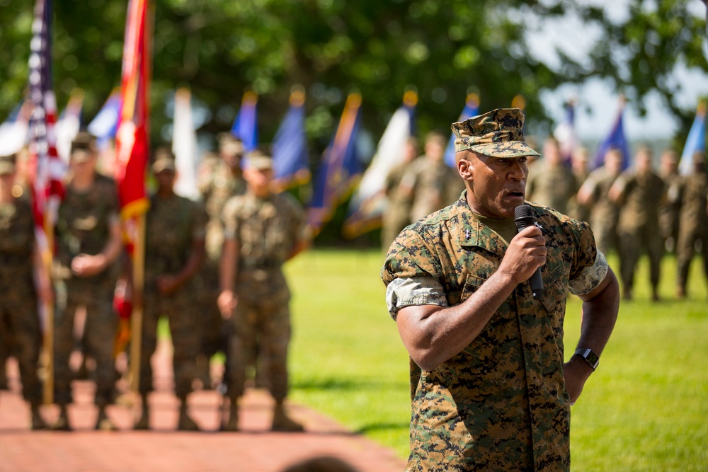 2nd MEB Commanding General Promotion, Relinquishment