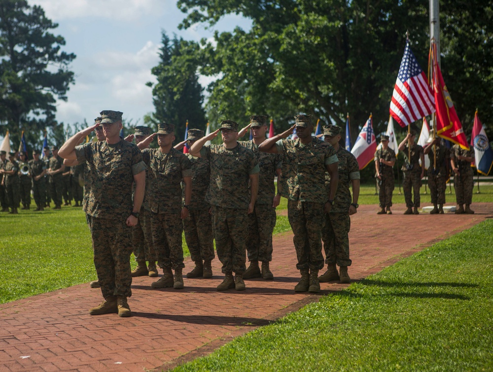 2nd MEB Commanding General Promotion, Relinquishment