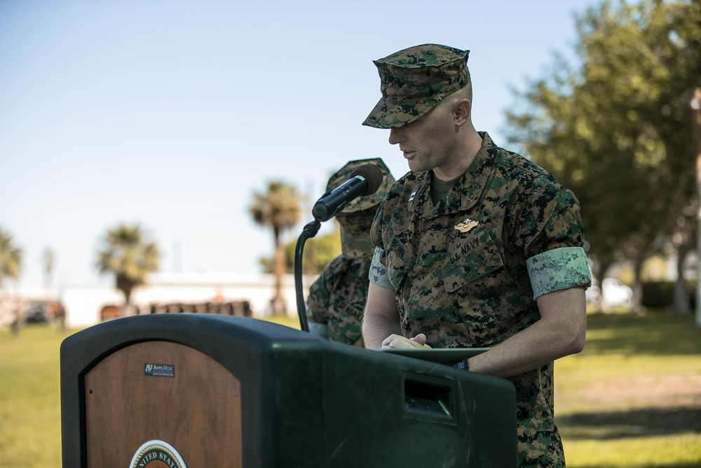 War Dogs welcome new commanding officer