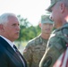 Vice President Mike Pence Visits Section 60 During Flags In at Arlington National Cemetery