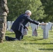 Vice President Mike Pence Visits Section 60 During Flags In at Arlington National Cemetery