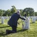 Vice President Mike Pence Visits Section 60 During Flags In at Arlington National Cemetery
