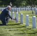 Vice President Mike Pence Visits Section 60 During Flags In at Arlington National Cemetery