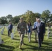 Vice President Mike Pence Visits Section 60 During Flags In at Arlington National Cemetery