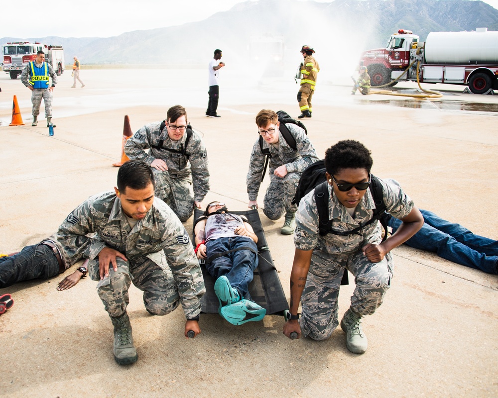 Joint emergency response exercise held in advance of Hill air, space show