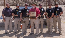 Three-peat for Marine Corps Logistics Base Barstow police shooting team