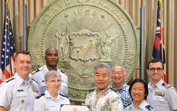 Coast Guard receives proclamation for National Safe Boating Week
