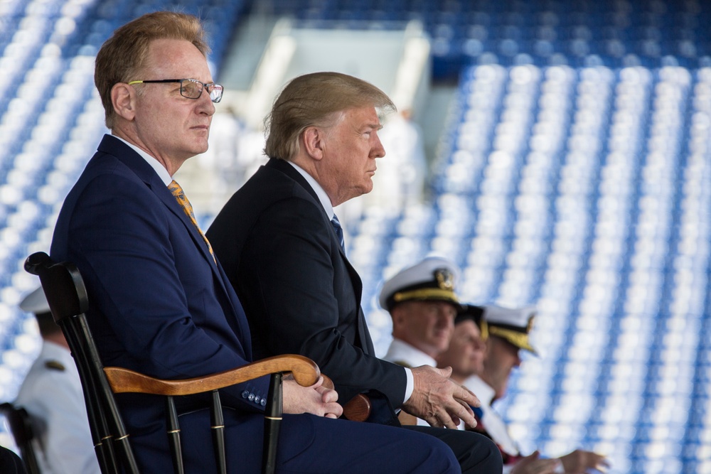 U.S. Naval Academy Graduation and Commissioning Ceremony 2018