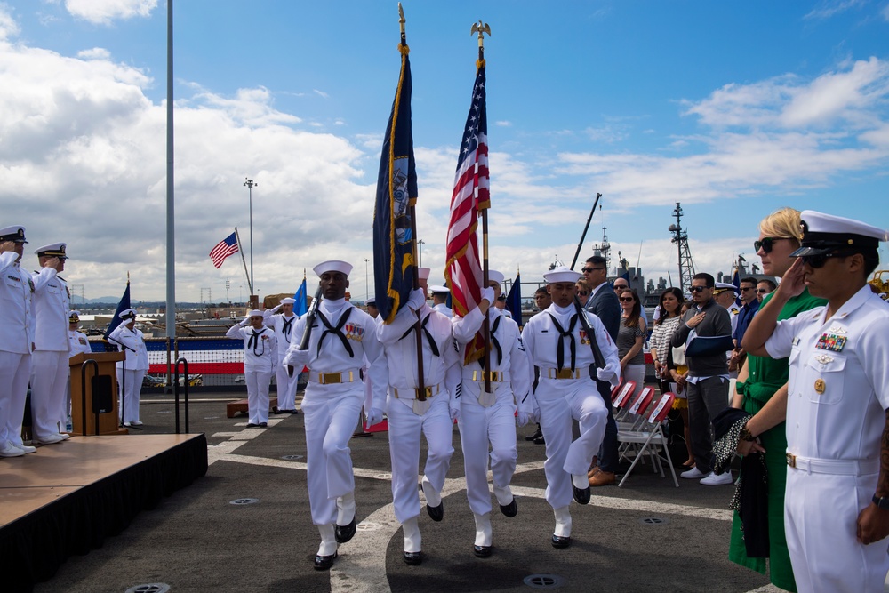 USS Rushmore Change Of Command