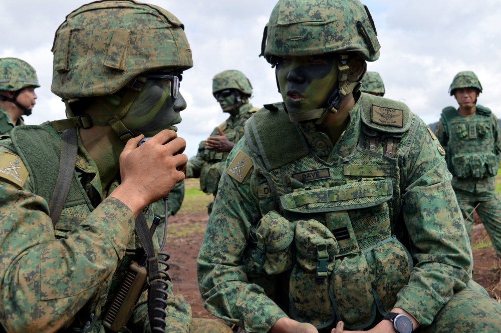 US, Singapore troops continue Tiger Balm 18 live fire exercise