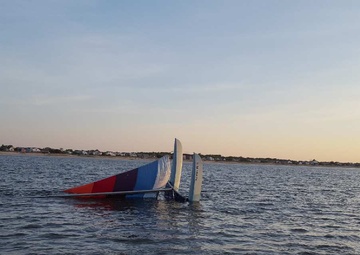 Coast Guard rescues 3 from water in Delaware Bay