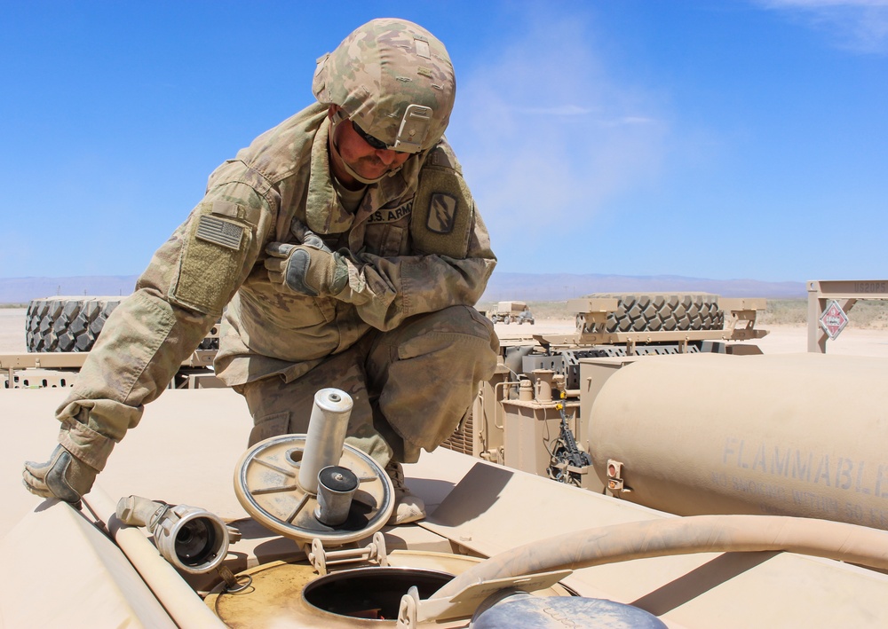 106th Pumps Fuel from Broken Fuel Truck